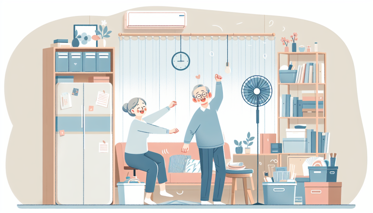 노년의 자유를 위한 공간 정리의 예술