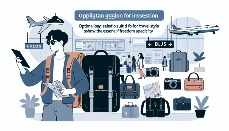 여행 스타일에 맞는 최적의 가방 선택법: 자유로움과 실용성을 동시에!